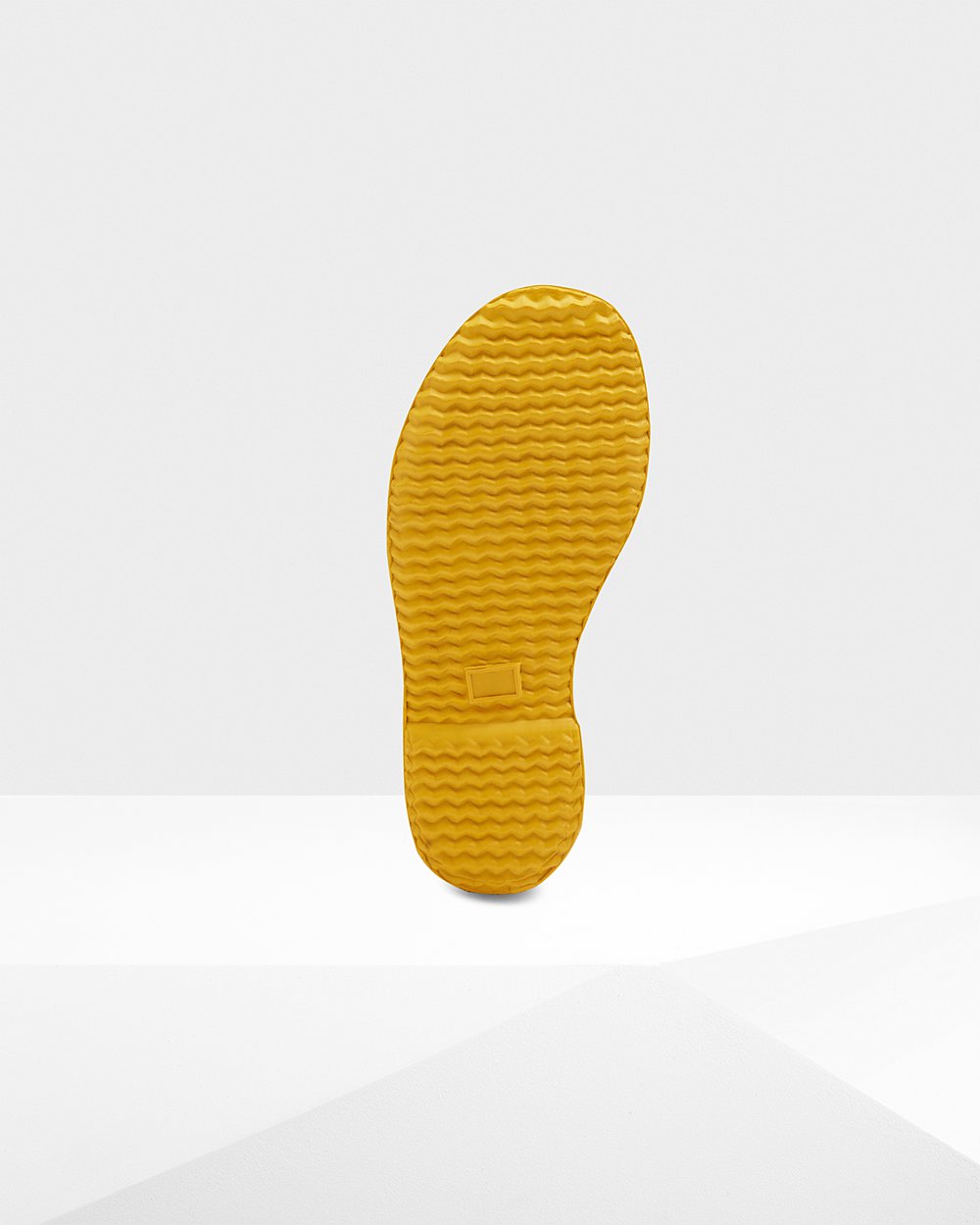 Kids Rain Boots - Hunter Original First Classic Grab Handle (53EWSZBAG) - Yellow